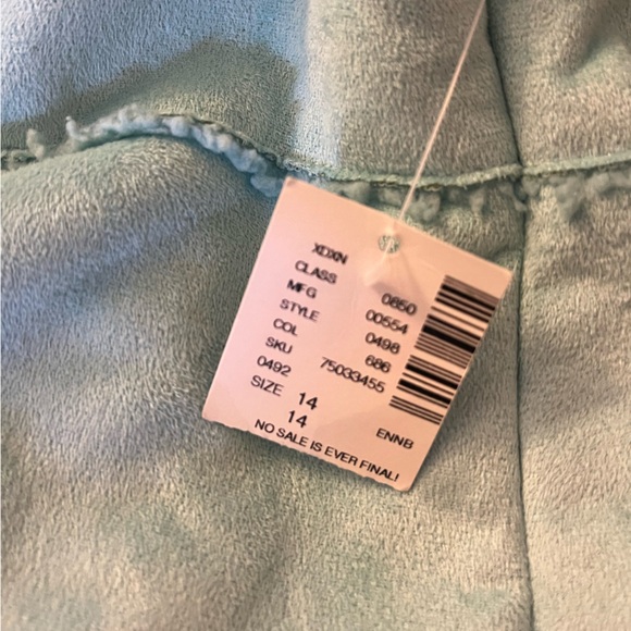 Justice Girls Faux Suede with Faux fur sherpa lined Jacket - Picture 5 of 17